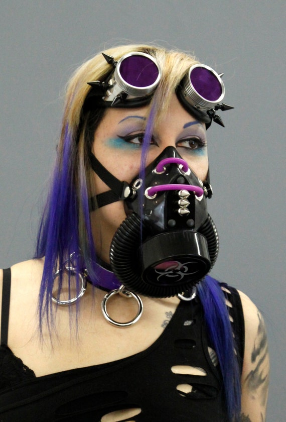 DSF Cyber Goth Gas Mask Tub