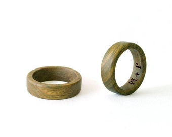 Walnut Wood  Ring  Wood  Ring  Women Wedding  Band Wedding  Ring 