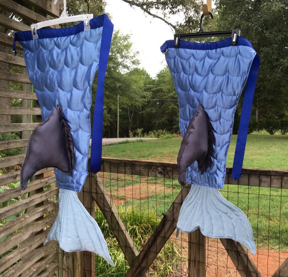SHARK or DOLPHIN Tail and Fin Costume Child by WhimsyWithSass