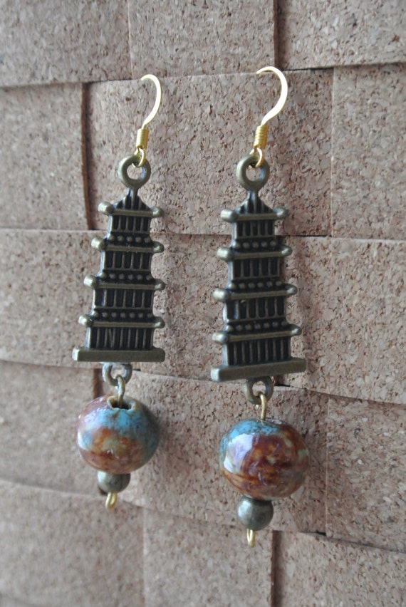 Pagoda Earrings