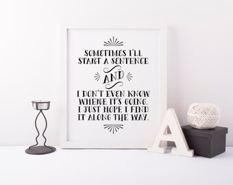 Michael Scott Print » The Office Print » The Office TV Show » TV Quote Print » Quote Print » Dunder Mifflin » Office Decor » Digital Print