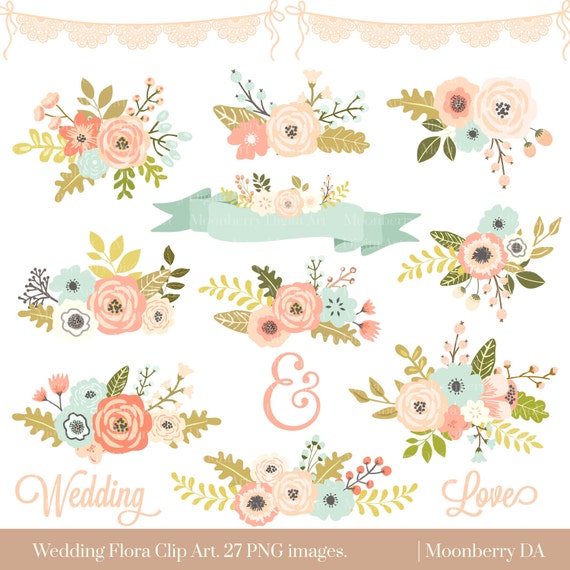 flower clipart for wedding invitations - photo #4