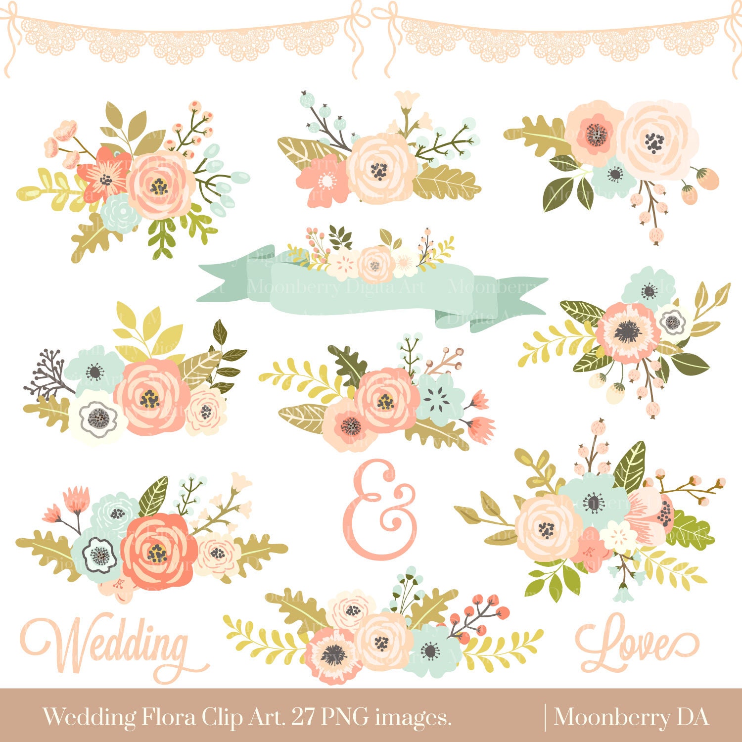 free wedding flower clipart - photo #49