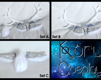 Deer / Faun Antlers, Ears, and Tail - Customizable!