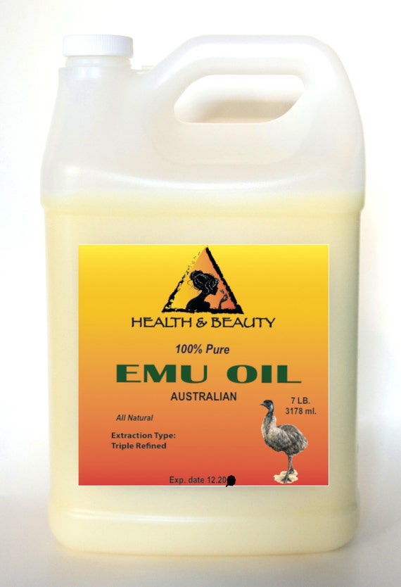 7 Lb 1 gal EMU OIL AUSTRALIAN Triple Refined Organic 100