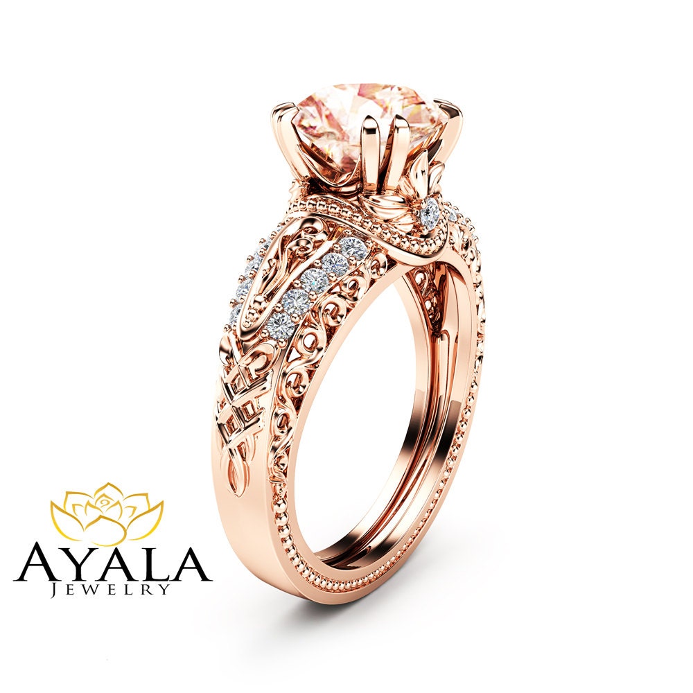 Oscarsabini: Vintage Rose Gold Engagement Rings