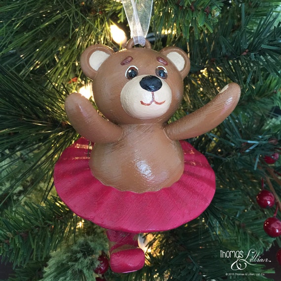 Teddy Bear Ballerina Ornament Teddy Bear Ballerina Christmas