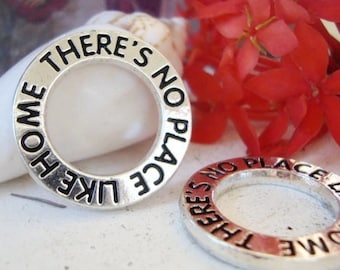 Wizard of Oz Word charm,There's No Place Like Home charm