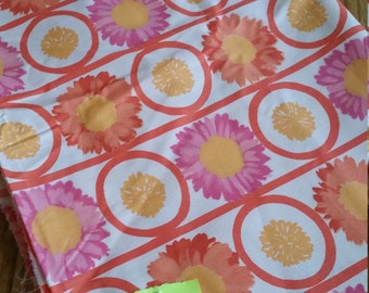 2.7 yards (98") Vintage Cotton Print Fabric