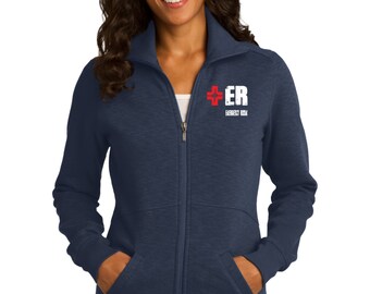 ER Nurse Jacket (rn) Navy | Emergency Department RN Jacket | ER Jacket | er Nurse | Nurse Jacket | rn Jacket | er nurse jacket