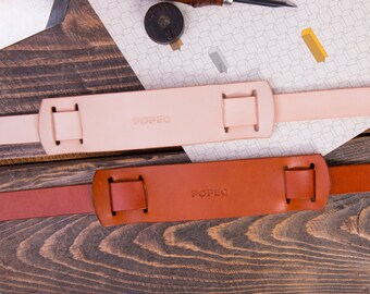Shoulder Pad, Leather Strap pad, Comfortable pad for leather straps, Finest Full Grain Leather