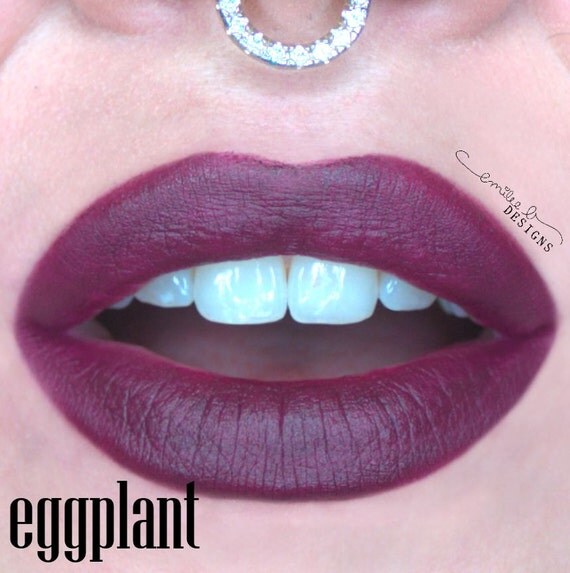Eggplant DNA Lipstick Handmade Cosmetics Holiday Gift Idea