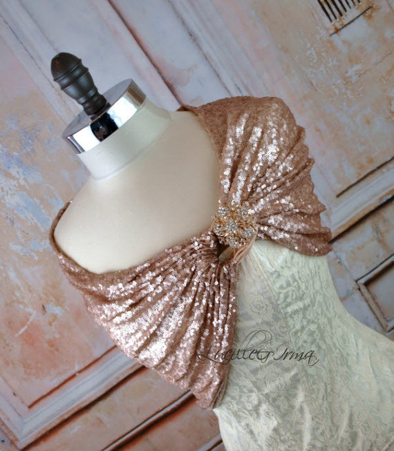 blush bridal shawl