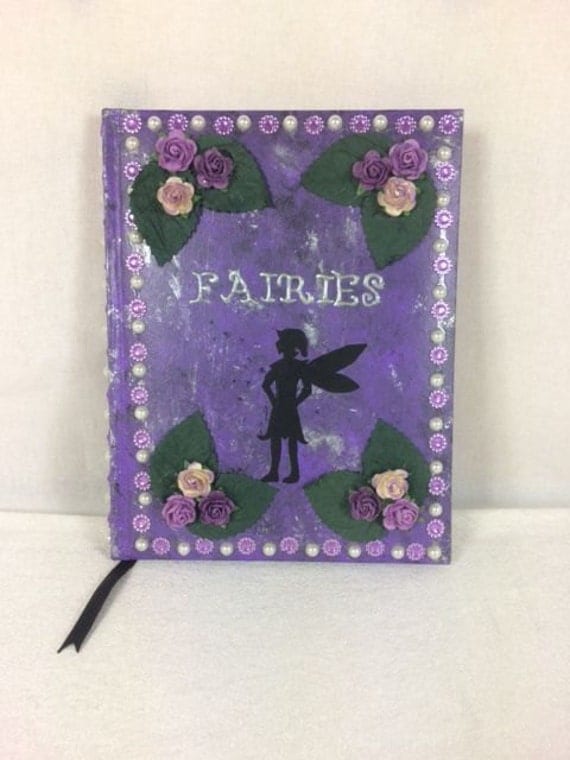 Purple Fairy Notebook Diary Fairies Magical Book Fairy Diary