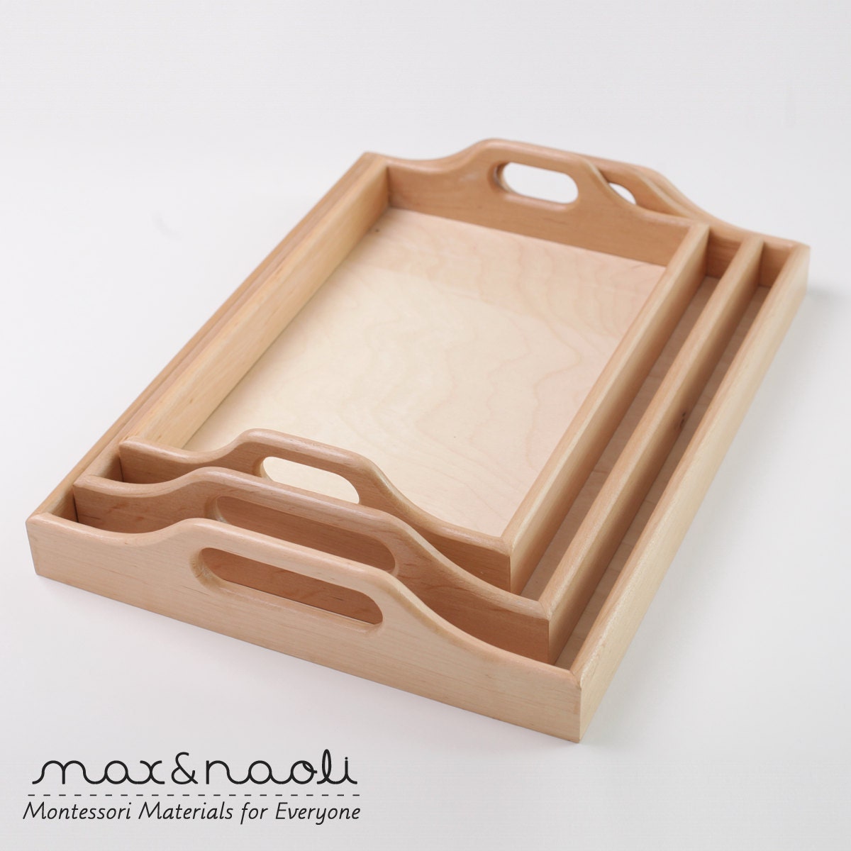 Montessori Trays by MaxandNaoli on Etsy