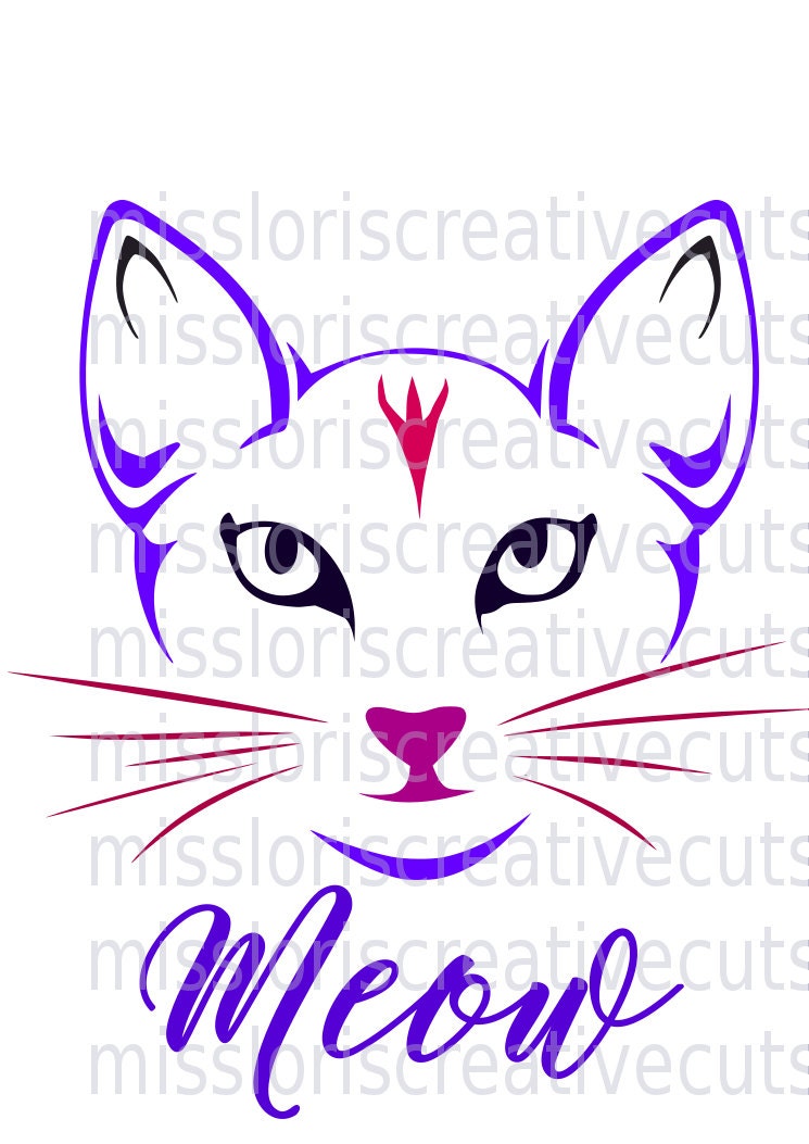 Free 261 Cricut Cat Face Svg Free SVG PNG EPS DXF File