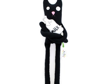 Chat Jouet Doudou Peluche fait main