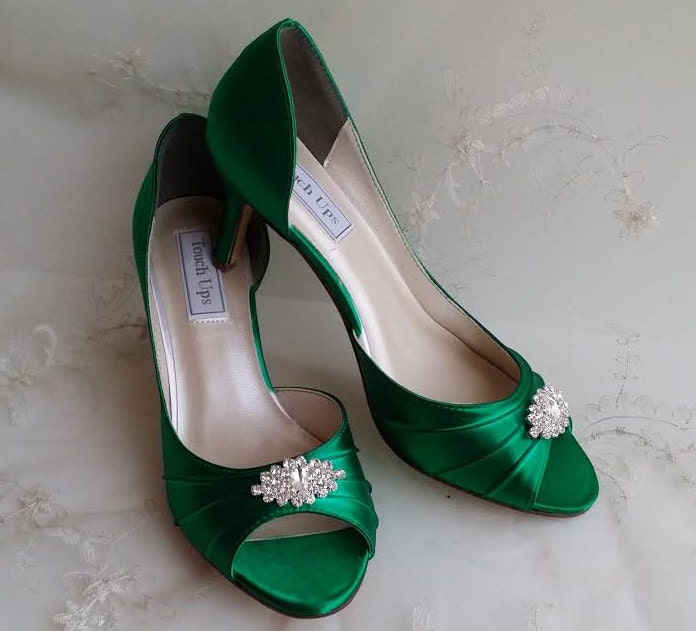 Emerald Green Bridal Shoes Green Wedding Shoes Green
