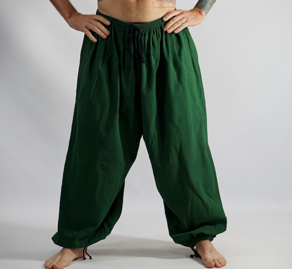 BAGGY PANTS CELTIC Green Renaissance Pants Pirate by zootzugarb