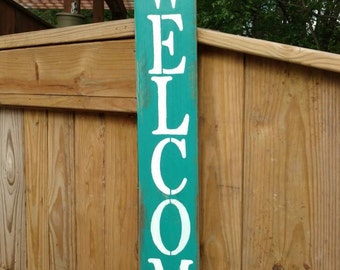 Vertical Welcome, Welcome Sign for Front Porch, Welcome Sign for Front Porch, Welcome Signs Outdoor, Wooden Welcome Sign, Wood Welcome Sign