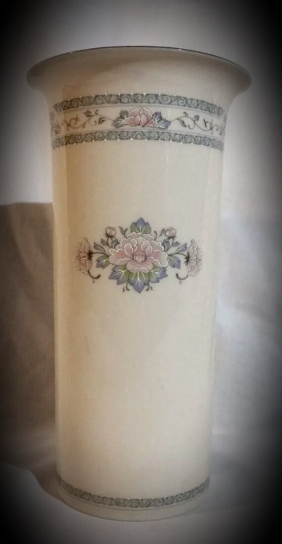 Vintage Lenox Charleston Pattern China Vase Tall