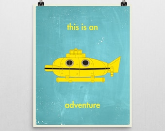 This is an Adventure print inspired by The Life Aquatic