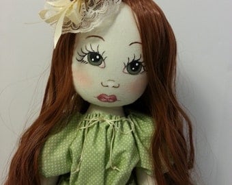 Cloth Doll, Art Doll, Soft Sculpture Doll, OOAK Doll
