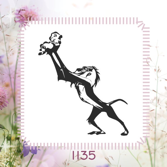Lion King Stencil or Wall Decal