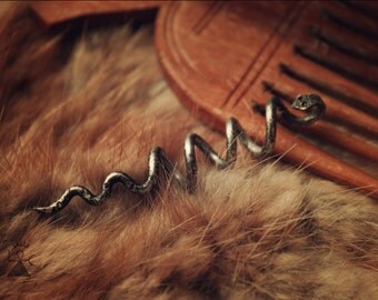 Snake Hair Bead • Viking Hair beads • Viking beard beads • Beard jewelry • Hair jewelry • Viking beads • Viking jewelry • Hair accessories