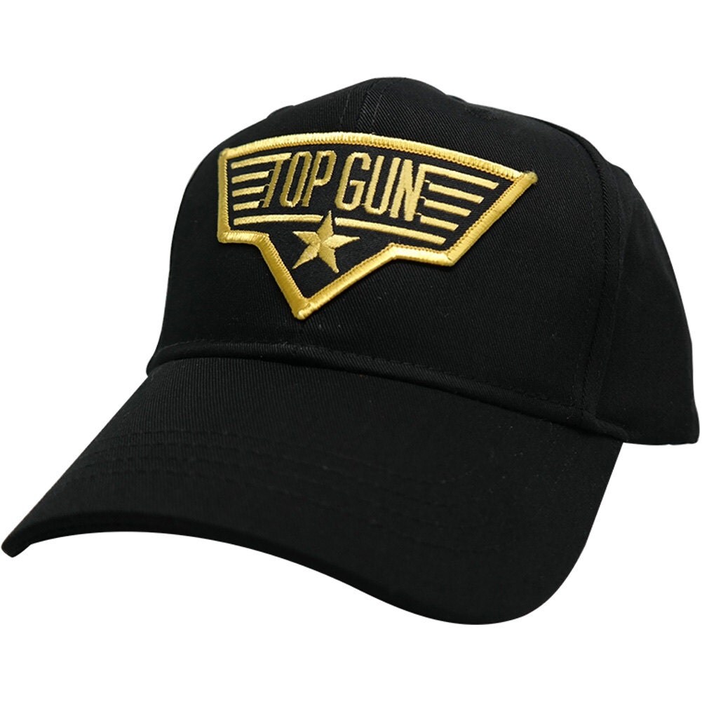 Youth TOP GUN Logo Embroidered Patch Baseball Cap 4 Colors