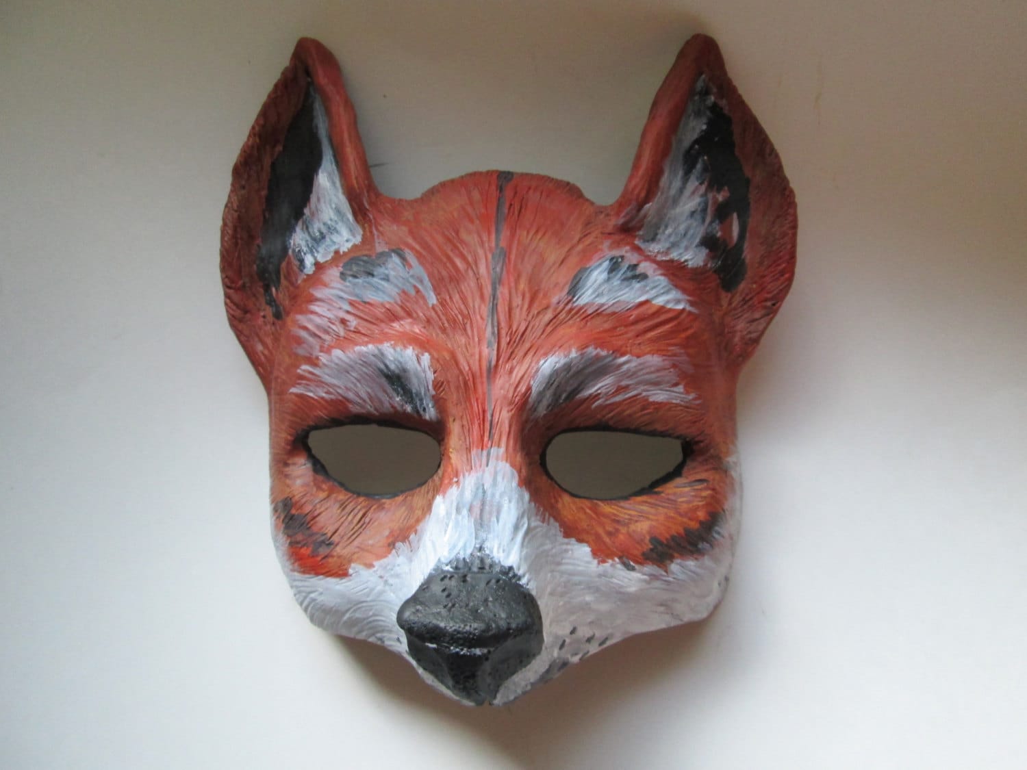 Animal costume mask Dingo spirit mask hand painted by HawkEyeMasks