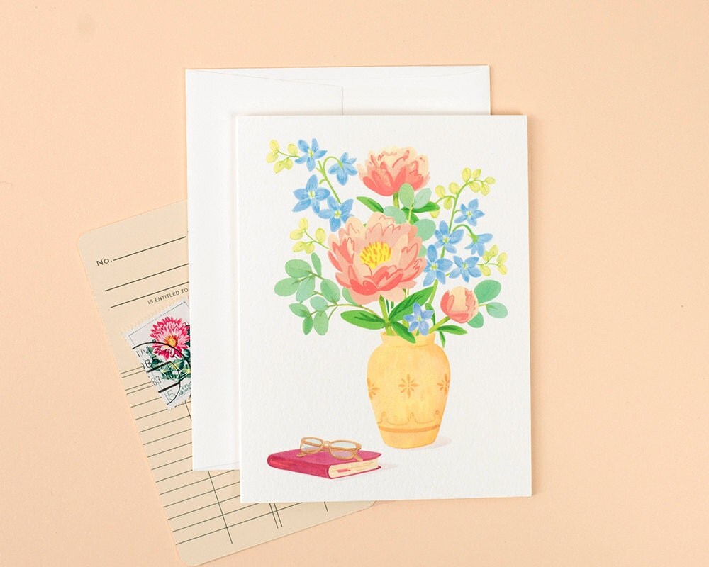 Florals greeting card