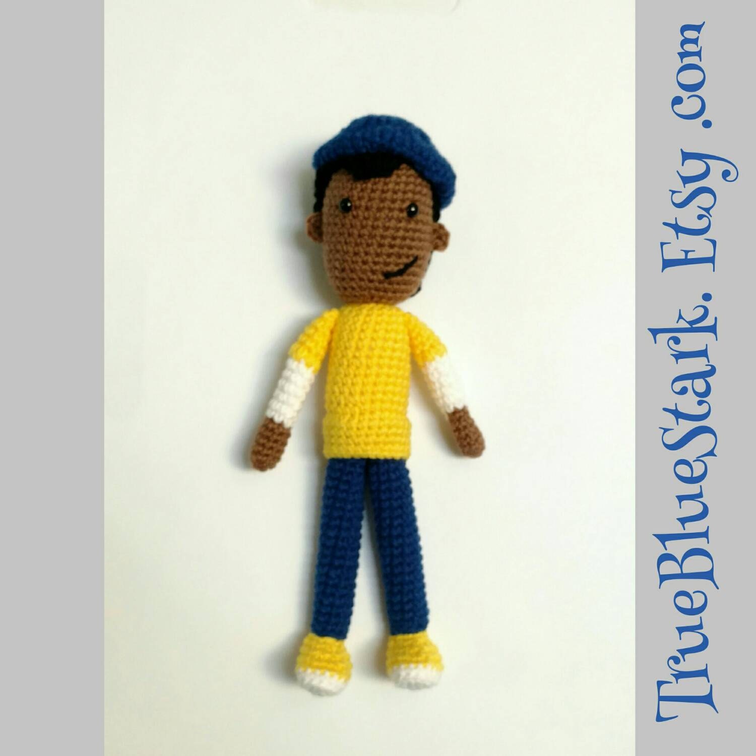 Ramone stuffed toy inspired by peg cat cartoon handmade