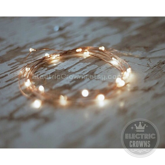 SALE Fairy lights Rustic Wedding Decor Copper by ElectricCrowns