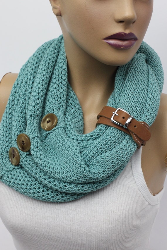 Scarf Knit Infinity Scarf Womens Knit Winter Scarves Womens