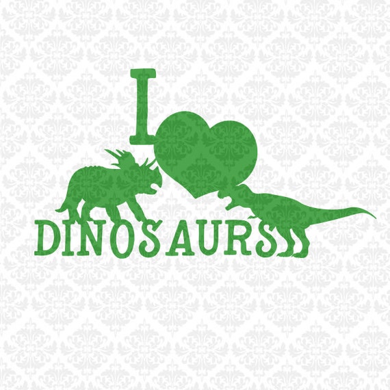 Download Dinosaur Tyrannosaurus Triceratops Monogram Dino SVG DXF ...