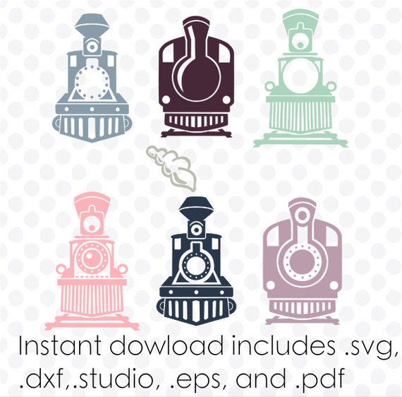 Download Train svg monogram frame instant download zipped .eps .pdf