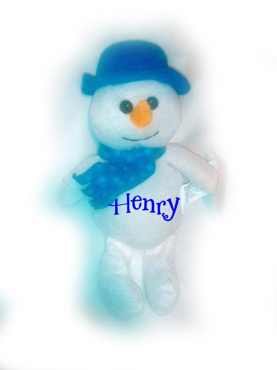 snowman plush toy