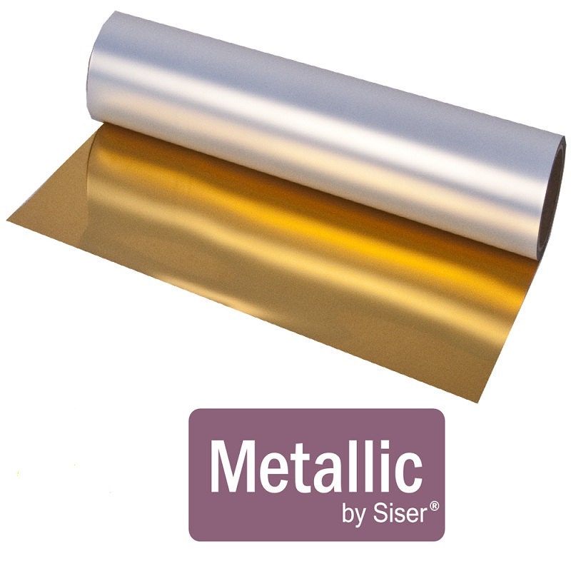 Siser Easyweed Metallic Gold and Silver HTV