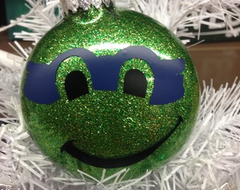 Holiday Christmas Tree Ornament Teenage Mutant Ninja Turtle Leonardo Blue