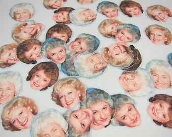 The Golden Girls Golden Girls - Golden Girls Confetti- Dorothy- Blanche- Rose- Sophia- Golden Girls Party- Birthday Party- Reunion
