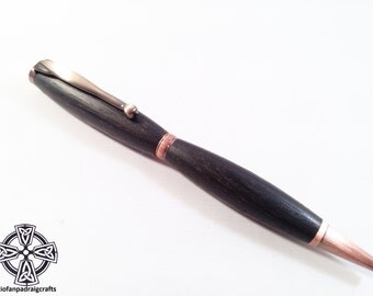 Irish bog oak, wood pen, wooden pen, Irish wood pen, gift for writer, teacher gift, gift for him, gift for her, 5th anniversary, irish gift