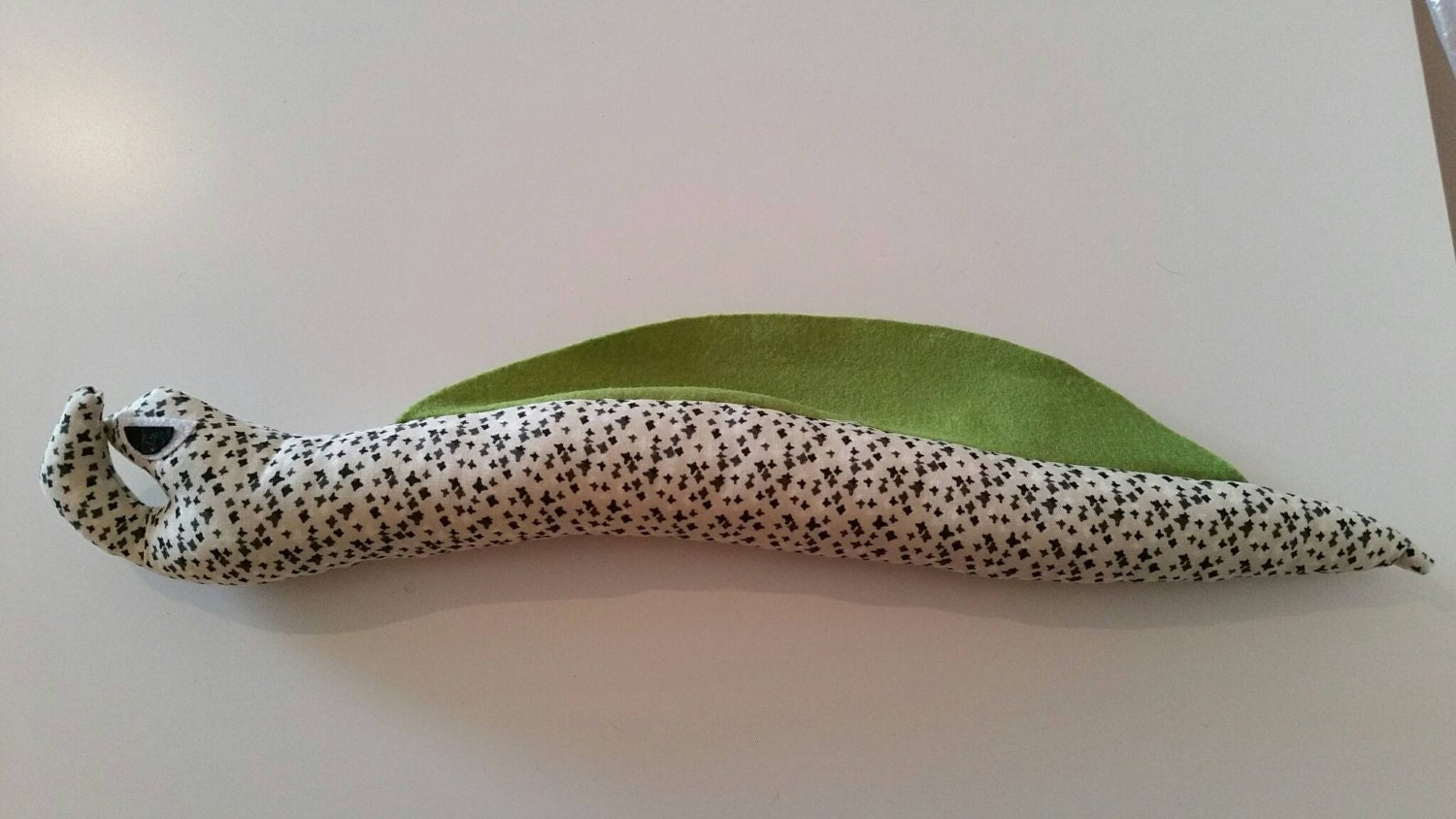 stuffed eel toy