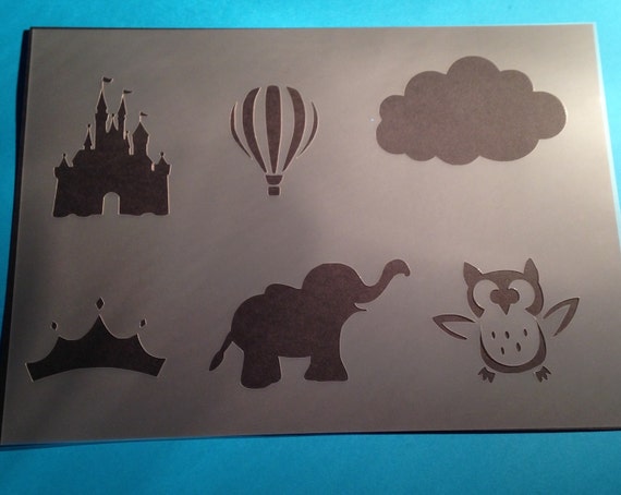 Owl+Stencil+Girls'+Room stencil owl elephant castle disney craft by StencilFish on Etsy