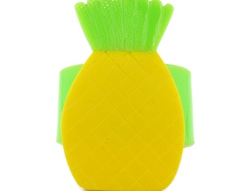 HQM Pop Art Plastics Pineapple Fruit Cuff