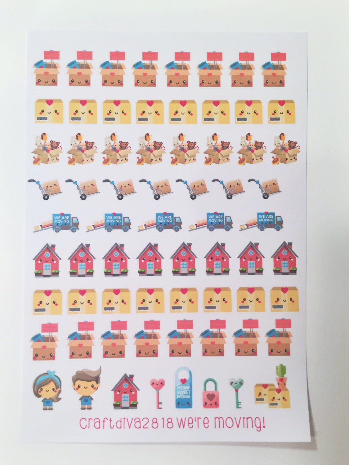 We're moving stickers