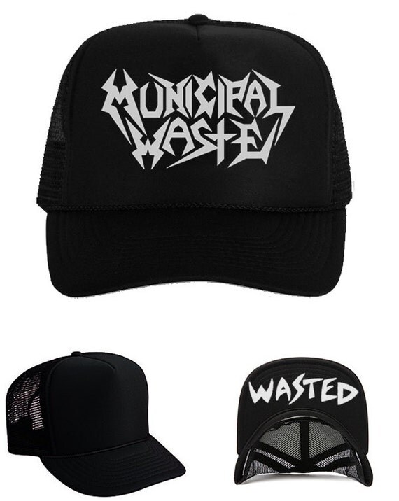 Municipal Waste trucker cap hat thrash by TheStickerExperience