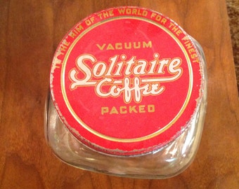 Solitaire Coffee Jar