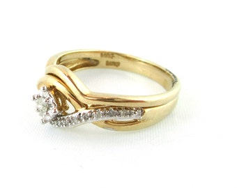Vintage Wedding Band Set