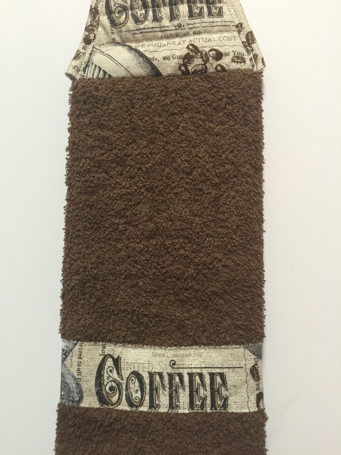 Coffee Decor Coffee Kitchen Towel Coffee Tea by thestuffedcat